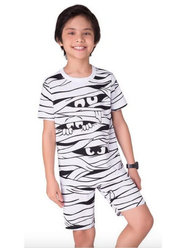 Pijama Curto Múmia